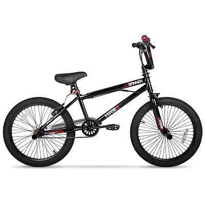 20 In Boys Spinner BMX Bike Kids Sports Bicycle Outdoor Sturdy Steel Frame Black $116.99