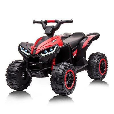 #ad #ad 12V Kids Ride On Electric ATV Off Road Quad Car Toy Lowamp;High Speeds Remote Red $139.99