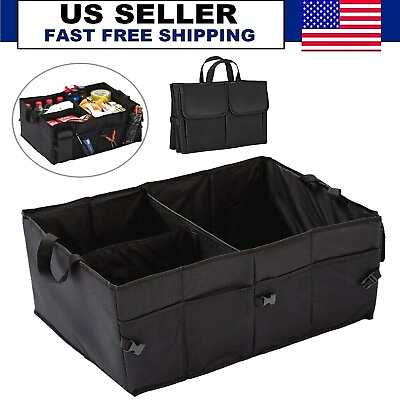 Cargo Organizer Foldable Multi purpose Storage Box Bag Case For Car Trunk RV SUV $21.99