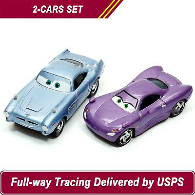 2 Car Mattel Disney Pixar Cars Finn McMissile Holley 1:55 Diecast Toys Car Loose $12.48