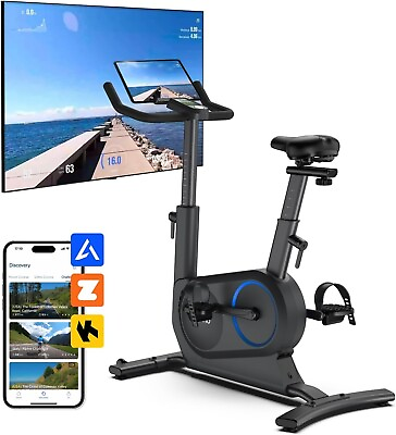 #ad RENPHO AI Smart Bike Exercise Bike for Home 24 Level Magnetic Resistance $499.99