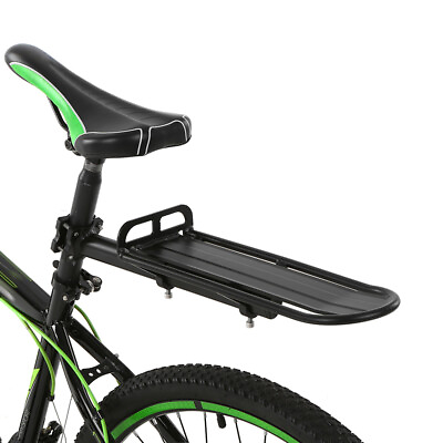 #ad Adjustable Bike Cargo Rack Aluminum Alloy Bike Rear Seat Post Rack for Panniers $17.65