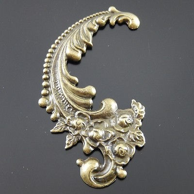 #ad 6pcs Antique Bronze Alloy Phoenix Tail Charms Pendant DIY Accessories 30666 $4.69