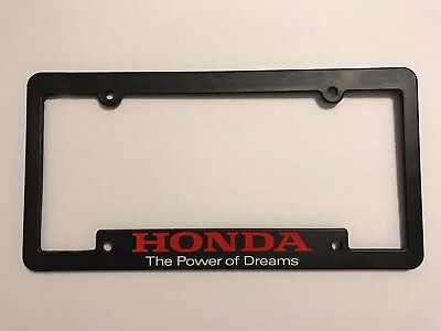 #ad #ad Genuine Honda quot;The Power of Dreamsquot; Brand New License Frame Plate $9.95