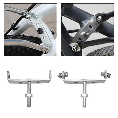 #ad #ad Bike Rear Rack Mount Adapter Universal Easy Installation Portable with Screws $6.56