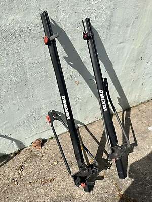 #ad Yakima Lockjaw Bike Bicycle Upright Tray Roof Top Rack Mount Carrier Pair $150.00