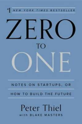 #ad Zero to One: Notes on Startups or How to Build the Future Hardcover GOOD $7.50