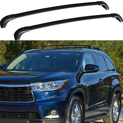 #ad New Roof Racks Cross Bars Fit For 2014 2019 Toyota Highlander XLE amp; Limited $55.99