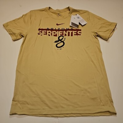 #ad Arizona Diamondbacks Los Serpientes City Connect Nike T Shirt Medium New W Tag $21.53