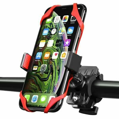 #ad Cell Phone Silicone Mount Holder GPS Motorcycle MTB Bike Bicycle Phone Holder $4.88