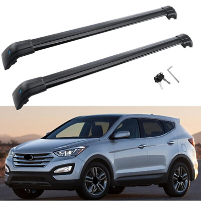 #ad Roof Rack Cross Bars Luggage Rack Fit For Hyundai Santa Fe Sport 2013 2018 $69.99