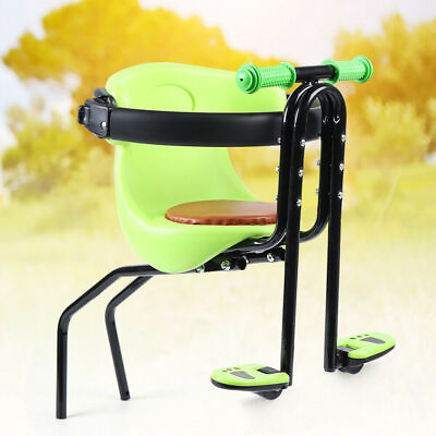 #ad Bicycle Baby Seat Kid Child Safety Carrier Front Seat Saddle Cushion W Pedal TOP $30.40