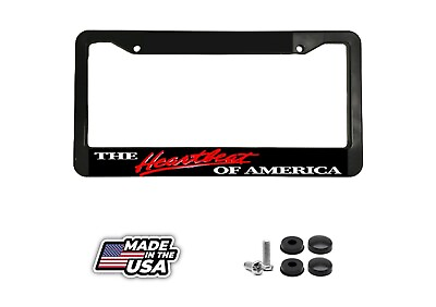 #ad #ad The Heartbeat of America auto Truck car 4x4 tag Car License Plate Frame NEW $9.95