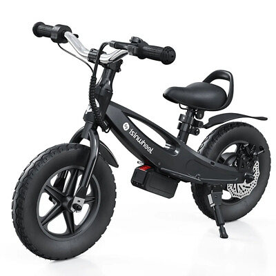 #ad #ad Electric Bike bicycle for Kids Electric Balance Bike Adjustable E Bike 12#x27;#x27; Tire $169.59