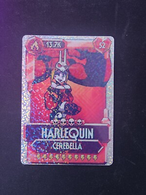 #ad Skullgirls Mobile Card Cerebella Harley Quinn Kawaii Handmade TCG $30.00