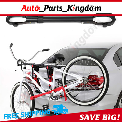 #ad 60 80cm Roof Rack Bicycle Carrier Cross Bar Top Bike Tube Frame Adapter Steel $38.15