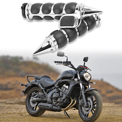 #ad 1quot; Handlebar Hand Grips Motorcycle For Kawasaki Vulcan VN 800 900 1300 1500 1600 $31.62