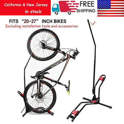 #ad Adjustable Bike Carrier Rack Upright Bike Storage Stand Vertical Floor for Biker $46.52