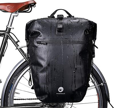 #ad #ad 27L Bike Pannier Bag Backpack Multifunctional Cycling Bicycle Rear Saddle Bag $51.48