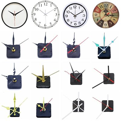 #ad Decor Hour Minute Second Bell Accessories Quartz Clock Parts Movement Mechanism $6.90