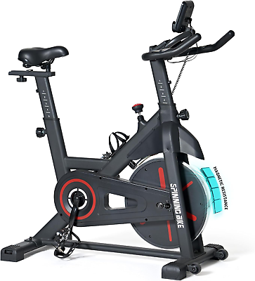 #ad Exercise Bike Indoor Cycling Magnetic Fitness Silent Belt Drive for Home Gym $332.99