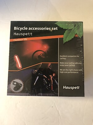 Hauspett Bike Accessories Kit Light Bell Phone Holder Bicycle Lock USB $25.00