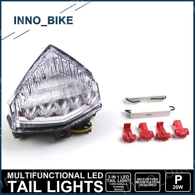 #ad LED Tail Light Turn Signal Brake Integrated For Honda CB500F CBR500R 2013 2014 $75.55