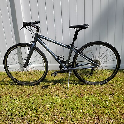 #ad Trek 7.2 FX Hybrid Bike Bicycle 15quot; Alivio 700x35C Grey Carbon Fiber Upgrades $385.00