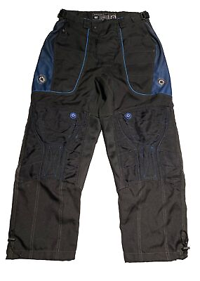 #ad Smart Parts OG Vented Paintball Pants Sz Medium Blue Black $60.00