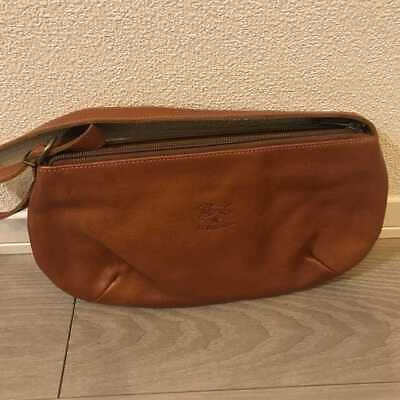 #ad Il Bisonte shoulder bag brown feeling of use dirt women#x27;s Used FROM JAPAN $127.00
