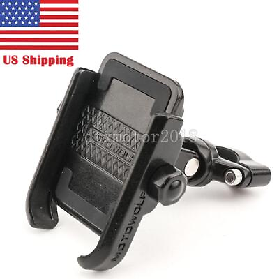 #ad Handlebar Mount Black Cell Phone Holder For Harley Accessories $26.75