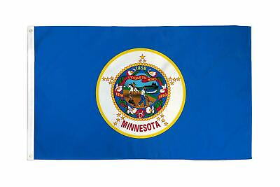 #ad #ad State of Minnesota Flag 100D 3x5FT MN Midwest Dorm Gift Man Cave St Paul $9.88