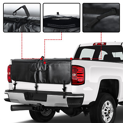 61.4#x27;#x27; W Tailgate Pad MTB Bicycle Rack Cover Pickup Truck Bed 6 Mountain Bikes $69.99