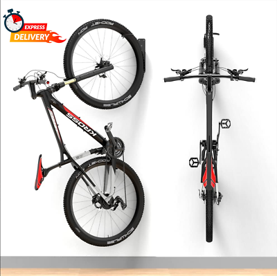 #ad #ad Bike Rack Garage Wall Mount Swivel Bike Rack Swing 90 Degrees Vertical Bike H $25.62