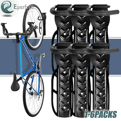 #ad #ad Bike Wall Mount Rack Vertical Bicycle Hanger Hook Storage for Indoor Garage Shed $12.99