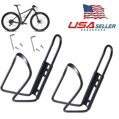 #ad #ad 2x Bike Bottle Cage Cycling Water Cup Holder For MTB Bicycle Rack Bracket Fast $8.89
