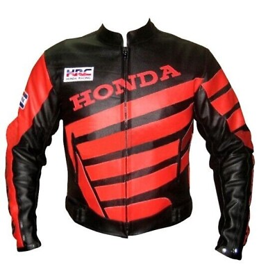 #ad Honda Racer Motorbike Riding Gear Motorcycle Men#x27;s MotoGP Racing Leather Jacket. $199.00