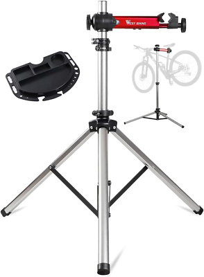 #ad West Biking Bike Repair StandMax 85 Lbs Adjustable Foldable Bike Workstand For $108.47