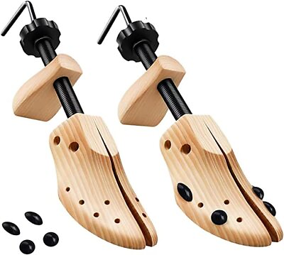 2pcs Wooden Adjustable Shoe Stretcher Expander Men Women Boot Size US 5 13 $19.49