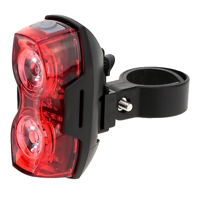 #ad Lightweight and Compact Bike Rear Light Easy Horizontal Vertical Mounting $8.25