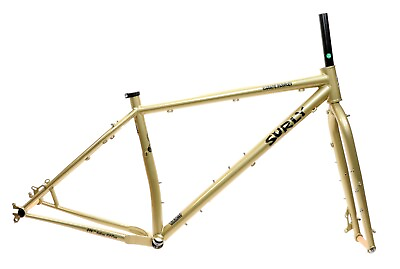#ad Surly Karate Monkey Steel Frameset 29quot; 27.5quot; Large L Fool#x27;s Gold NEW* Open Box $874.19