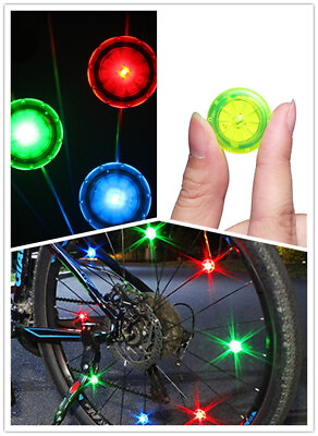 Bicycle Accessories Bike Wheel Light Bicycle Decoration Lamp Warning Reflectors C $2.88