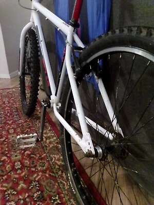 #ad Redline PL26 Retro White 26 in Chromoly Adult BMX Cruiser Bicycle $400.00