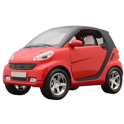#ad #ad Red 1:32 Model Car Metal Diecast Toy Vehicle Kids Sound Light For Smart ForTwo D $22.21