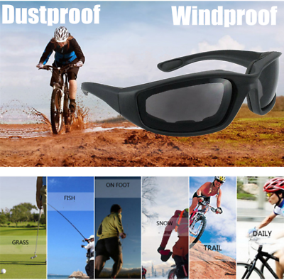 #ad Outdoor Anti UV Weatherproof Sunglasses Extreme Sports Motorcycle Riding Glasses $6.99
