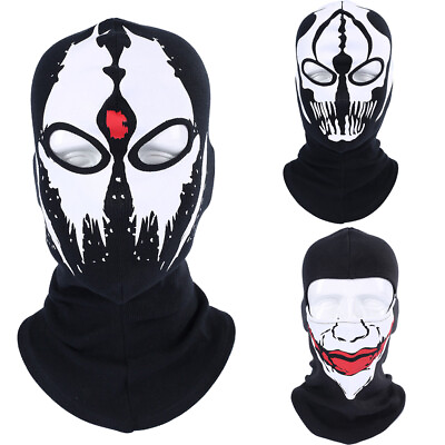 #ad #ad Balaclava Ghost Skull Halloween Skateboard Outdoor Game Bike Face Mask Hats $7.99