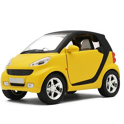 #ad 1:32 Model Car Toy Vehicle Kids Gifts With Soundamp;Light For Smart ForTwo Yellow G $21.96