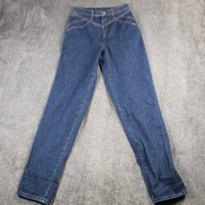 #ad VINTAGE Rocky Mountain Jeans Denim Western Dark Wash Bareback Sz 33 15 $45.00