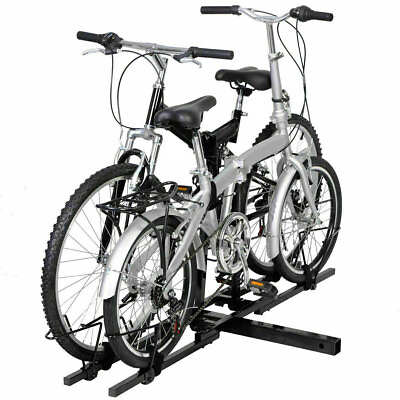 New Heavy Duty 2 Bike Bicycle 2quot; Hitch Mount Carrier Platform Rack Car Truck SUV $52.50