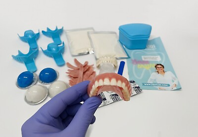 #ad #ad DIY FULL DENTURES for beginners ONE SIZE FITS ALL * FULL PARTIAL* $89.99